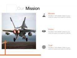 Our mission vision goal c918 ppt powerpoint presentation graphics