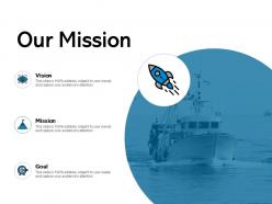Our mission vision goal f225 ppt powerpoint presentation show deck