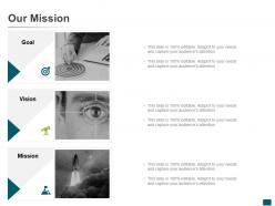 Our mission vision goal f449 ppt powerpoint presentation outline clipart images