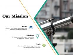 Our mission vision goal f528 ppt powerpoint presentation outline clipart images
