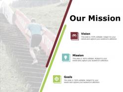 Our mission vision goal f701 ppt powerpoint presentation ideas gridlines