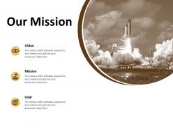 Our mission vision goal f786 ppt powerpoint presentation portfolio files