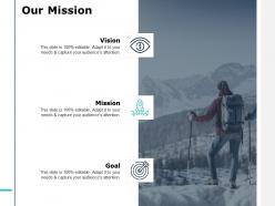 Our mission vision goal j143 ppt powerpoint presentation file inspiration