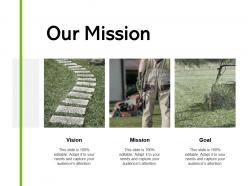 Our mission vision goal j34 ppt powerpoint presentation file example