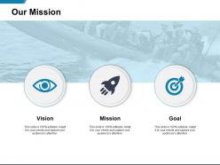 Our mission vision goal k164 ppt powerpoint presentation examples