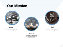 Our mission vision goal k309 powerpoint presentation gallery designs