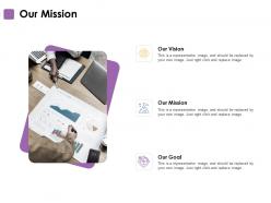 Our mission vision goal k360 ppt powerpoint presentation template background