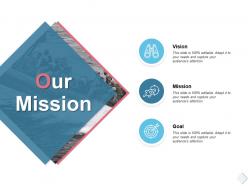 Our mission vision goal k64 ppt powerpoint presentation outline