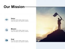 Our mission vision goal l25 ppt powerpoint presentation slides picture