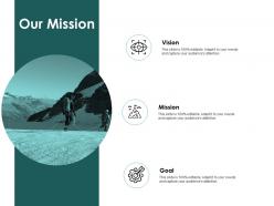 Our mission vision goal l407 ppt powerpoint presentation styles