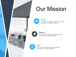 Our mission vision goal l619 ppt powerpoint presentation good