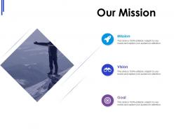 Our mission vision goal l631 ppt powerpoint presentation gallery smartart