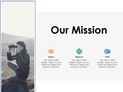 Our mission vision goal l646 ppt powerpoint presentation icon