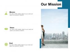 Our mission vision goal l80 ppt powerpoint presentation styles skills