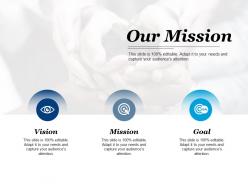 Our mission vision goal ppt powerpoint presentation file styles