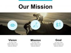 Our mission vision goals f209 ppt powerpoint presentation portfolio design