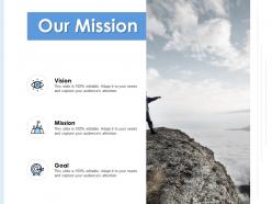Our mission vision k112 ppt powerpoint presentation file background
