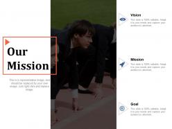 Our mission vision mission goal ppt powerpoint presentation diagram templates