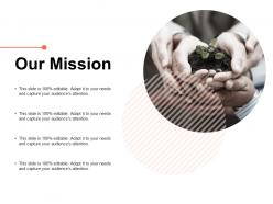 Our mission vision ppt powerpoint presentation summary skills