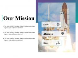 Our mission vision value ppt powerpoint presentation file diagrams