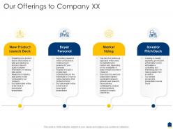 Our Offerings To Company Xx Project Consultation Proposal Ppt Icon