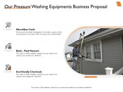 Our pressure washing equipments business proposal ppt powerpoint presentation good