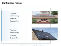Our previous projects ppt powerpoint presentation example file