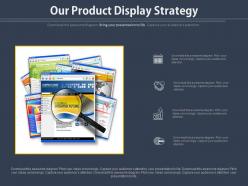 Our product display strategy ppt slides