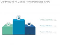 Our products at glance powerpoint slide show