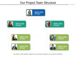 Our project team structure