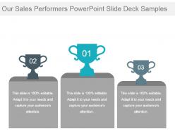 Our sales performers powerpoint slide deck samples