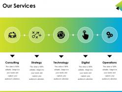 Our services powerpoint slide design ideas