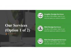 Our services powerpoint slide introduction