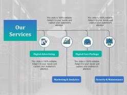 Our services ppt model background images