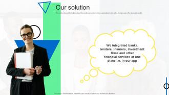 Our Solution Albert Investor Funding Elevator Pitch Deck