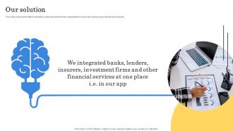 Our Solution Finance Management Mobile Application