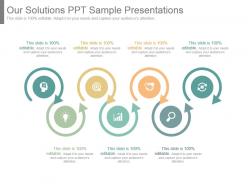 Our solutions ppt sample presentations