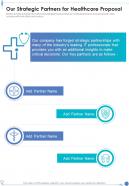 Our Strategic Partners For Healthcare Proposal One Pager Sample Example Document
