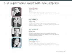 Our supervisors powerpoint slide graphics