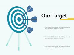 Our target arrow a44 ppt powerpoint presentation file brochure