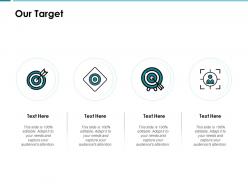 Our target arrow a60 ppt powerpoint presentation show file formats