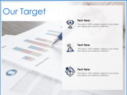 Our target arrow i164 ppt powerpoint presentation portfolio