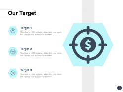 Our target arrow i378 ppt powerpoint presentation example