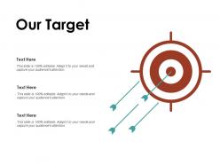 Our target arrows c1024 ppt powerpoint presentation slides gallery