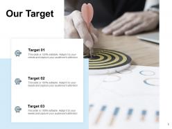 Our target arrows f674 ppt powerpoint presentation portfolio skills