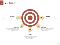 Our target arrows goal e219 ppt powerpoint presentation file aids