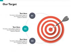 Our target arrows i72 ppt powerpoint presentation gallery background images