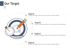 Our target arrows management c643 ppt powerpoint presentation inspiration infographic template