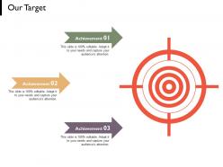 Our target arrows management c743 ppt powerpoint presentation diagram graph charts