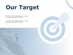 Our target arrows management c822 ppt powerpoint presentation summary designs